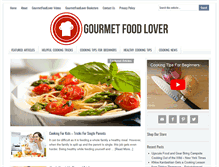 Tablet Screenshot of gourmetfoodlover.com